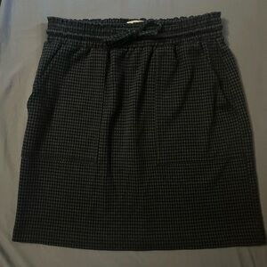 Lou & Grey Dark Checkered Pencil Skirt